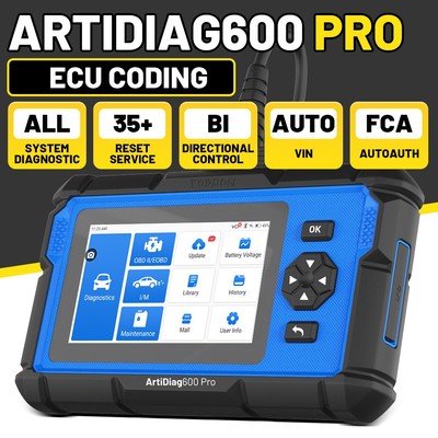 TOPDON AD600PRO OBD2 Scanner Car Diagnostic Scan Tool ABS SRS Code Reader AD600S