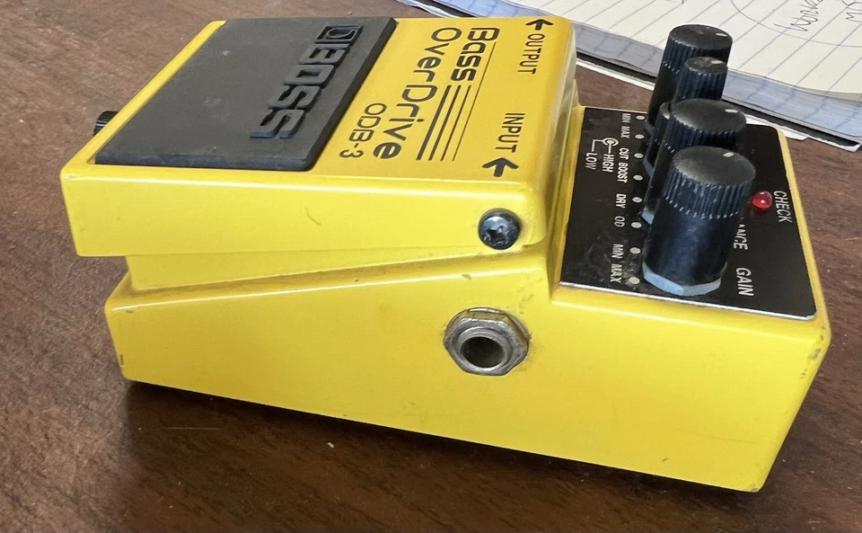 BOSS ODB-3 Bass Overdrive Effects Pedal - missing spring - Image 4 of 4