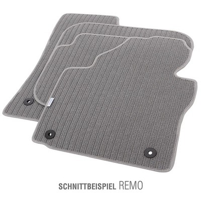 PETEX Autoteppich 4-teilig Remo silber für Mitsubishi 146639403
