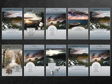 Trauerkarten Beileidskarten Kondolenzkarten mit Umschlag Anteilnahme 50er Set