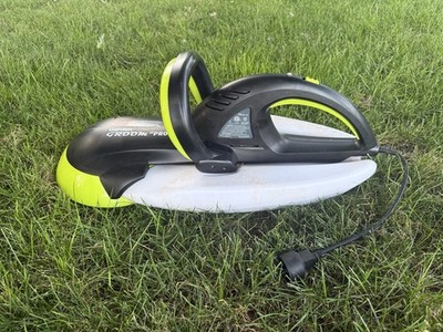 Garden Groom Pro Safety Hedge Trimmer Electric 3-in-1 Mulcher Collector TESTED