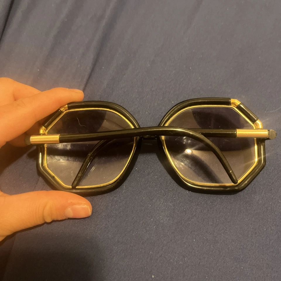 Ted Lapidus MOST ICONIC Sunglasses Vintage Caravan UV400 Paris 70's  - Image 2 of 2