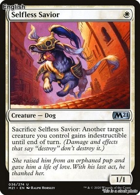 Selfless Savior Core Set 2021 36 Magic NM