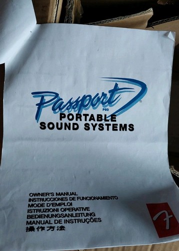 Fender Passport P-80 Portable PA Sound System - Tested Works- NO MICROPHONE - Picture 17 of 21