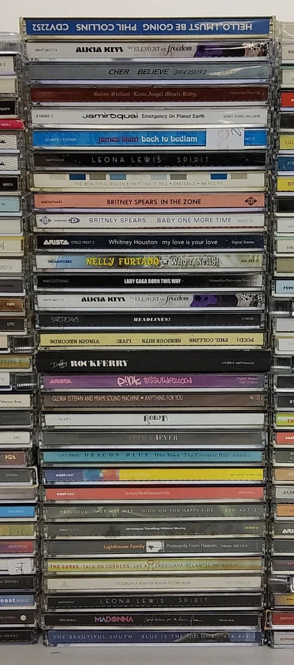 212 x 90s & 00s CD JobLot- Maroon 5 Pink Adele Prince Houston Spears Kylie 21 - Image 4 of 4