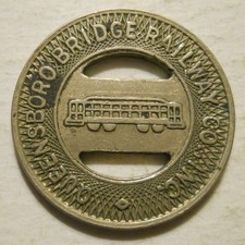 Queensboro Bridge Railway Company (Queens, New York) transit token - NY631Q