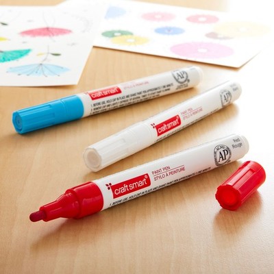Craft Smart Craftsmart Paint Pen, Broad Line 3 Pc   Patriotic