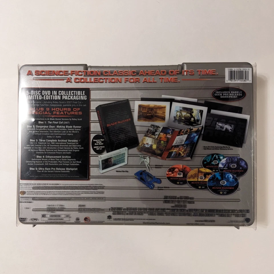 Blade Runner Limited Edition Gift Set Box 5-DVD Briefcase Final Cut - Image 2 of 4