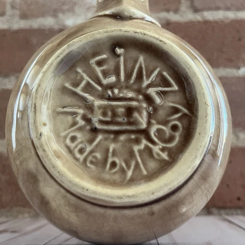 Vintage Heinz by McCoy Pottery Single Serve Handled Casserole Dish Good Shape!