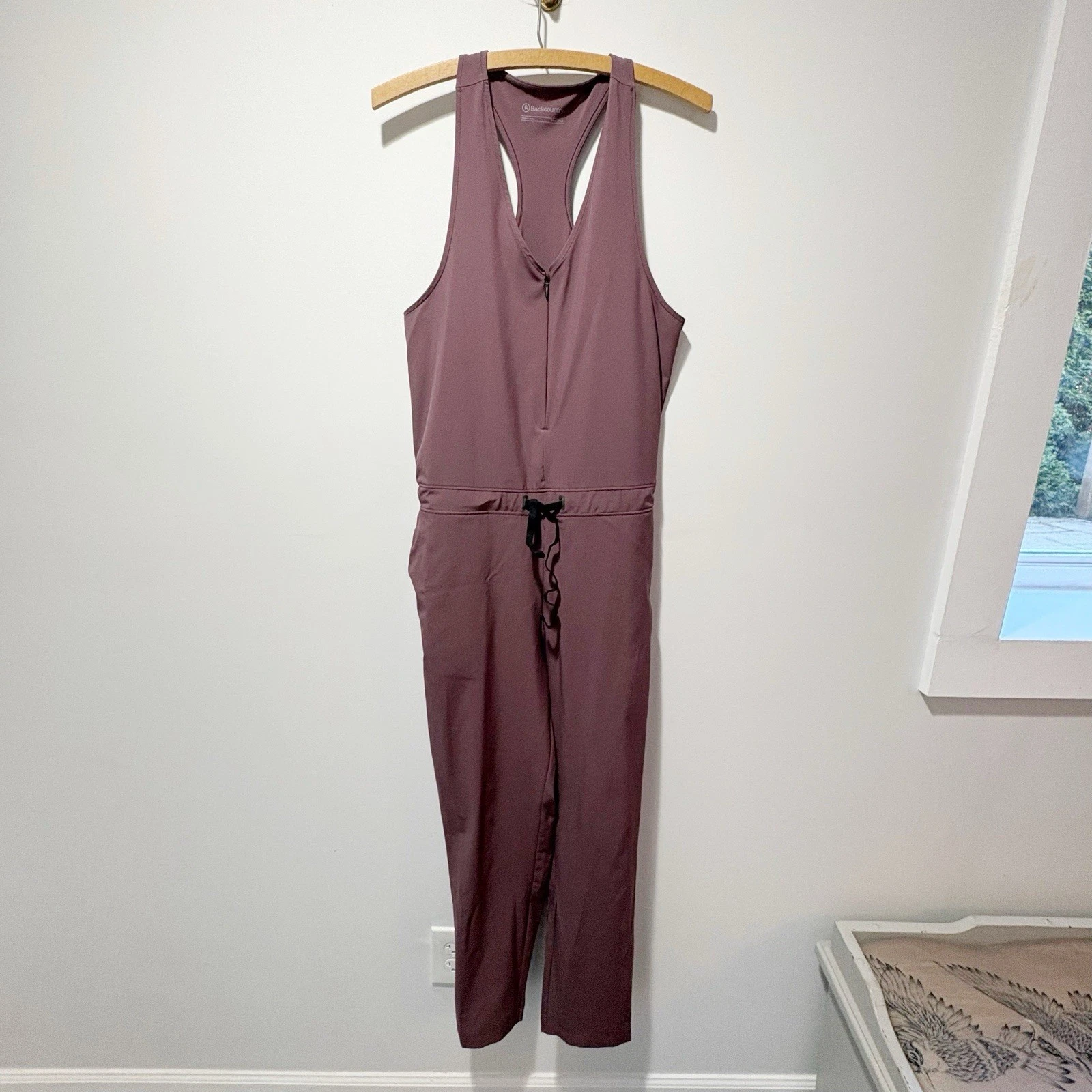 Backcountry On The Go Light Jumpsuit Boilersuit Size Small Huckleberry Mauve