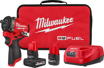 Milwaukee 2563-22 M12 FUEL Stubby 1/2'' Impact Wrench Kit