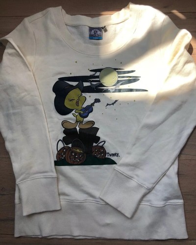 Tweety Bird Looney Tunes beige Pullover mit Rundhalsausschnitt Größe M *NEU!* - Bild 5 von 11