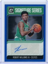 2018-19 Donruss Optic Blue Signautre Series Robert Williams #24/25