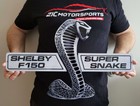 Shelby F150 Super Snake Badge Steel Sign
