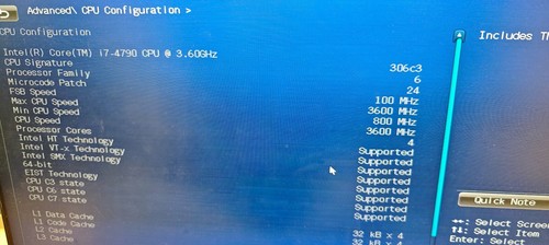 Intel i7-4790 CPU Quad-Core 3.6GHz Asus CS-B board 16GB DDR3 Ram 1150 Dual Lan - Photo 6/22