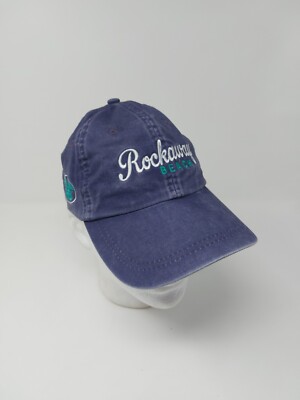 Rockaway Beach Womens Strap Back Dad Hat Faded Blue Kate Lord Cap