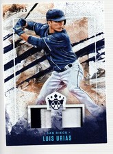 2019 Diamond Kings DK Materials Holo Blue #DMS-LU Luis Urias 16/25