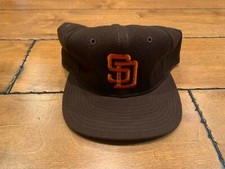 1980'S Jack McKeon SAN DIEGO GAME USED ISSUED PROFESSIONAL MODEL HAT 7 1/4