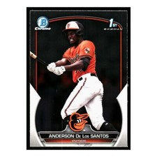 2023 Bowman Chrome Prospects #BCP-207 Anderson De Los Santos Baltimore Orioles