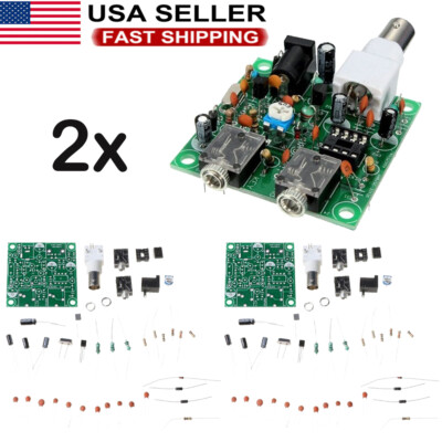 2PC 40M CW RADIO Shortwave Transmitter QRP Pixie Kit Receiver 7.023-7.026MHz US