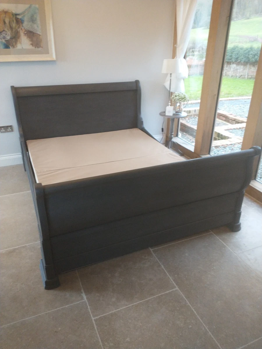Divan sleigh store bed king size