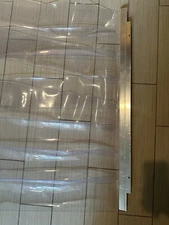 Commercial Walk in Cooler Door Strip Curtain Kit 37x78in PVC Strip Door Curtain