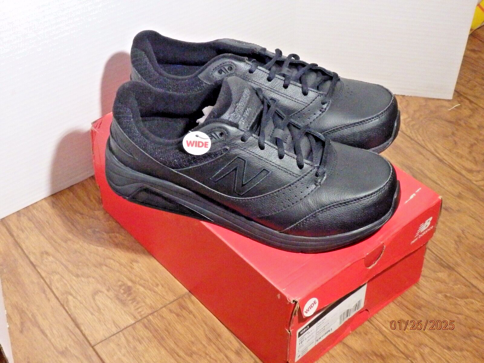 New Balance Men’s 928v3 Walking Size 9 Womens 10.5 4E (XX-Wide) Black WW92BBK3