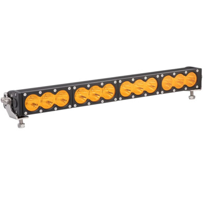 22'' 120W LED Work Light Bar Spot Flood Combo Single Row Amber Driving Fog Lamp