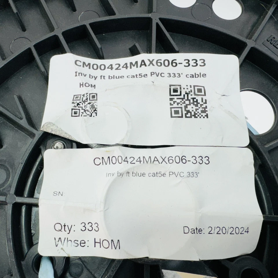 CommScope 333FT Blue Cat5e PVC Insulated. - Image 2 of 3