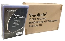 Pro Safe 7.5x11 Modern Current Comic Book Toploaders 34085 New Top Loaders