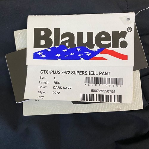 Blauer GTX Plus Gore-Tex Supershell Pants Mens Large Nylon Navy Police Fire New - Picture 10 of 11