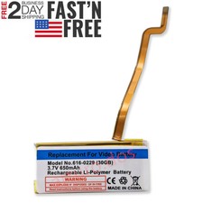 Replacement Battery for iPod Classic thin 5th 5.5 30 6th 80 120GB 7th 120 160GB