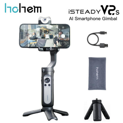 Hohem iSteady V2S AI Tracking 3-Axis Gimbal Stabilizer for Smartphones iPhone 14