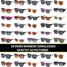 Womens Sunglasses Ladies Glasses 36 Pairs Wholesale Bulk Lot Cat Eye Fashion New