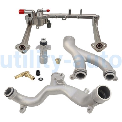For Land Rover Jaguar XF XJ F-Type Metal Upgraded Coolant Water Pipe System Kit - Picture 2 of 7