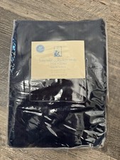 Pottery Barn Kids 84" x 44" Thin Wale CORDUROY Navy Blue PANEL Curtain Pole Pock