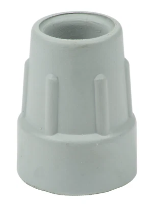 LIFESWONDERFUL Krücke Gummi Aderendhülsen Spitzen Füße 22 mm (7/8") Schwerlast - 4er Pack - grau