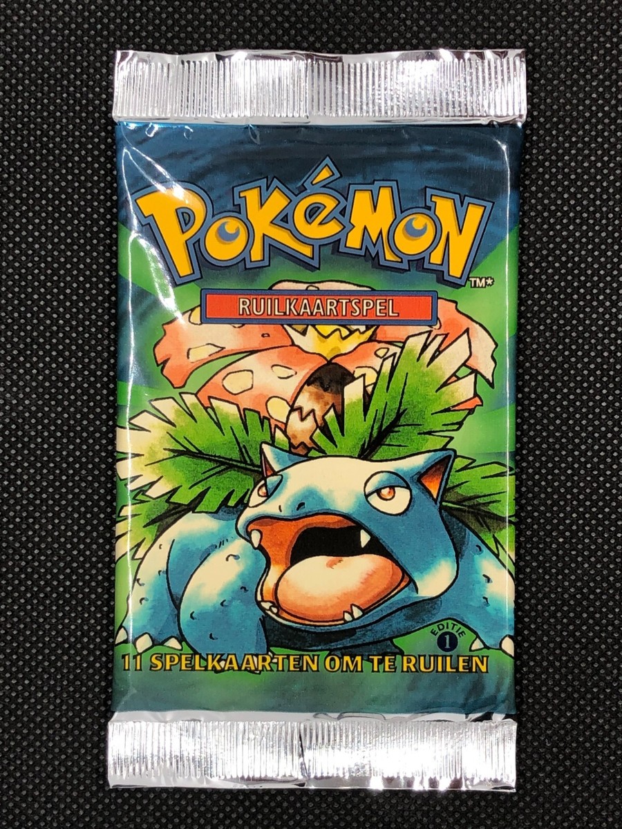 Pokemon WOTC Dutch 1999 Base Set 1st edition first edition Booster