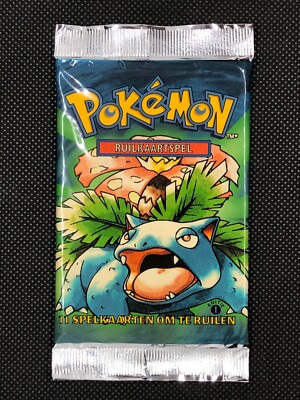 ポケカ Base Set Booster Pack 1st Edition2P Pokemon WOTC Dutch 1999 Base Set 1st edition first edition Booster