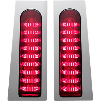 CUSTOM DYNAMICS  2040-2157 PB-FILL-R-C ProBEAM Fillerz Saddlebag LED Red -Chrome
