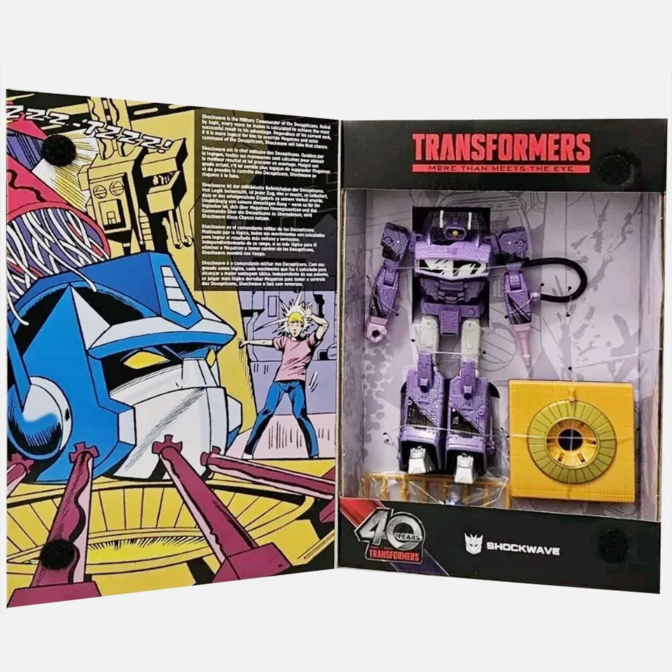 Hasbro Transformers Shockwave 40th Comic Edition Exclusive Figure Official - Image 4 of 4