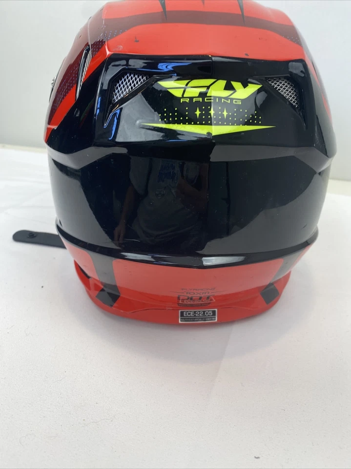 Casco Fly Racing Dirt Youth Toxin MIPS Clima Frío Embargo Rojo JUVENTUD Pequeño Foto 3 de 4