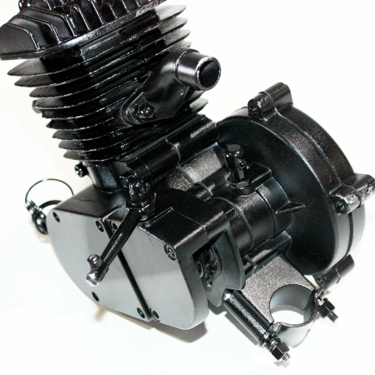 BLACK 80CC 2 Stroke Motorised Gas Motor Engine ONLY Motorized Push