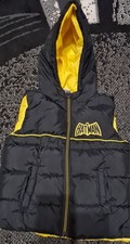 BATMAN BODY WARMER SLEEVELESS JACKET KIDS SIZE 4-5 YEARS (110CM)