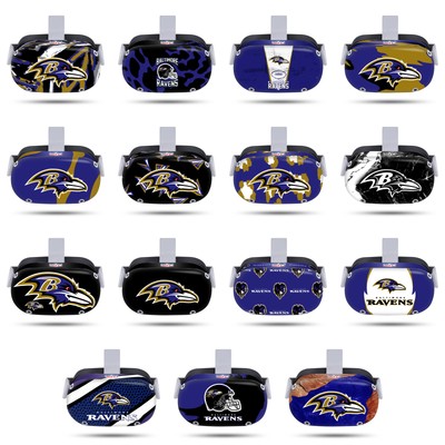 OFFIZIELLE NFL BALTIMORE RAVENS VINYL HAUT AUFKLEBER ABZIEHBILD FUR META QUEST
