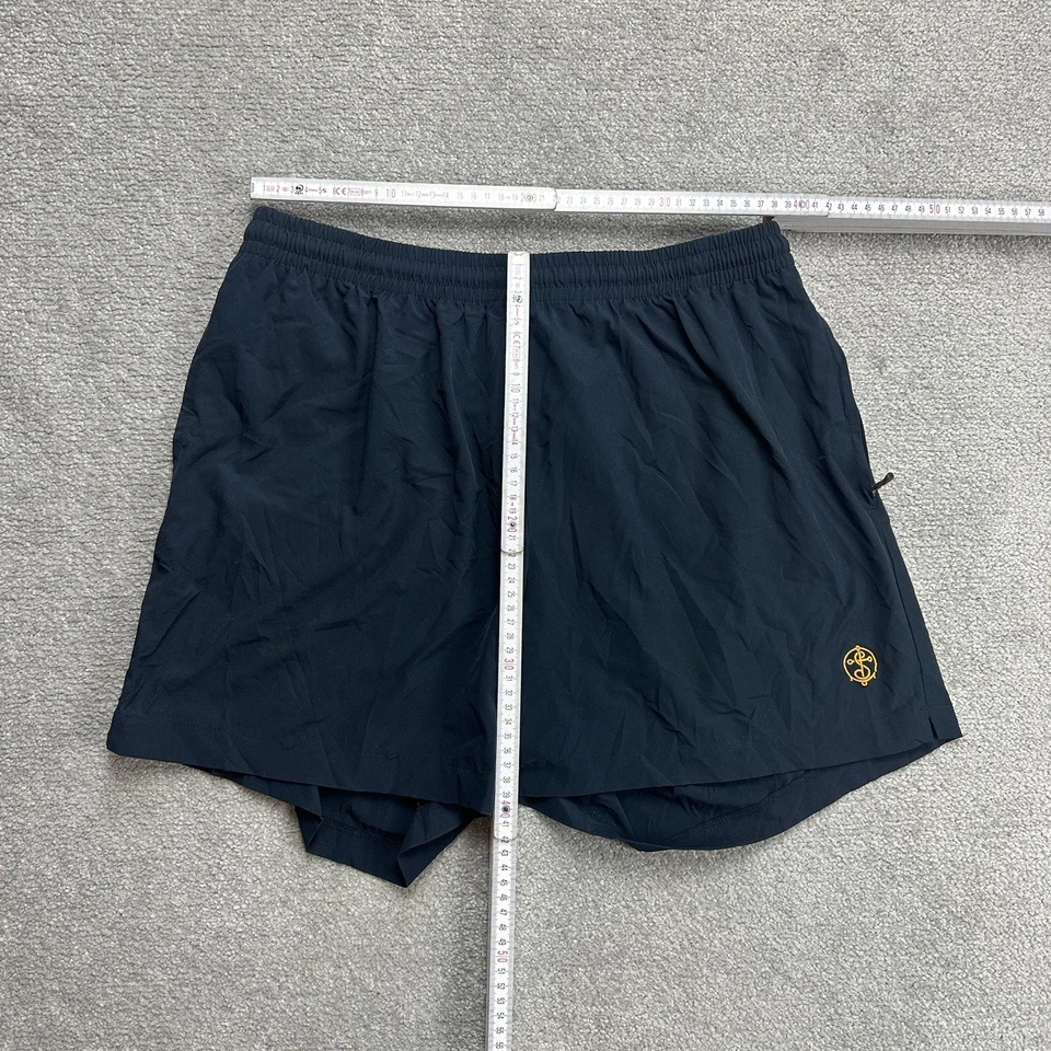 CHAMPION Herren Badehose Badeshorts G-XL Travel Beach Shorts Logo 14408 Blau - Bild 2 von 4