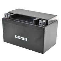 Outdo Motorradbatterie MTX7A YTX7A-BS Gel 12V 6Ah Kompatibel Yamaha Kawasaki