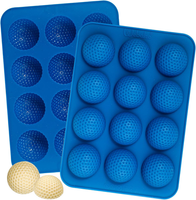 Golfball Silikonform 2 StüCk Schokoladenform Silikon Pralinenform
