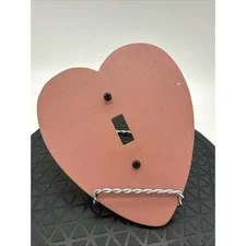 Vintage Pink Wooden Heart Light Switch