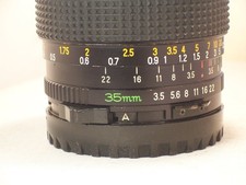 Objectif grand angle Mamiya 645  35mm f/3.5 avec capuchon parfait ...